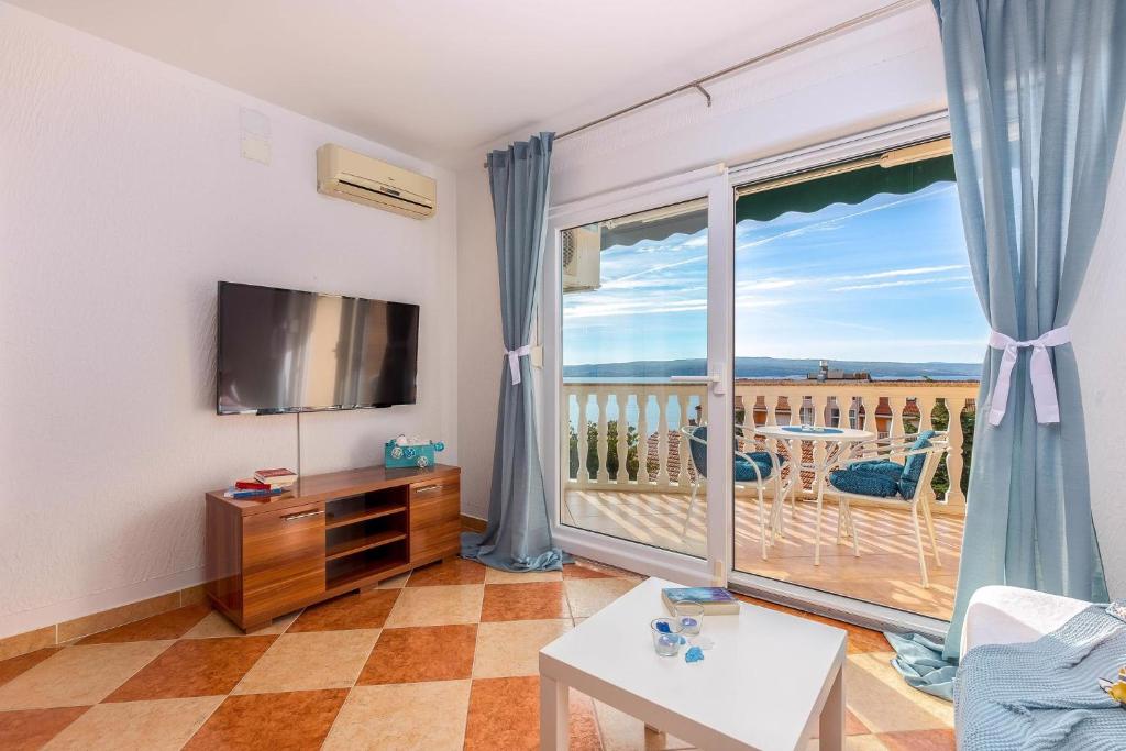 TV a/nebo společenská místnost v ubytování Crikvenica Apartment 16