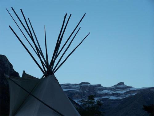 Loodusmaastik of the luxury tent lähedal