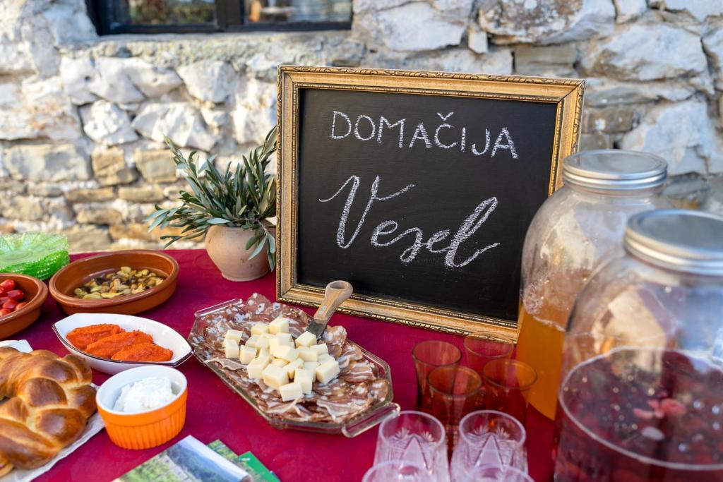 Jídlo v prázdninového domu nebo okolí
