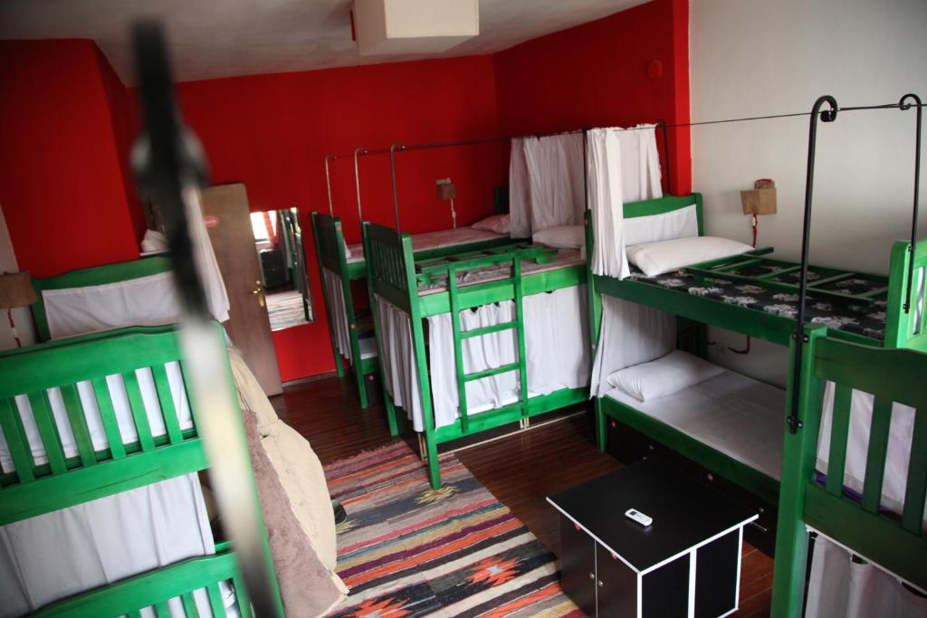 Postel nebo postele na pokoji v ubytování Trip'n'Hostel