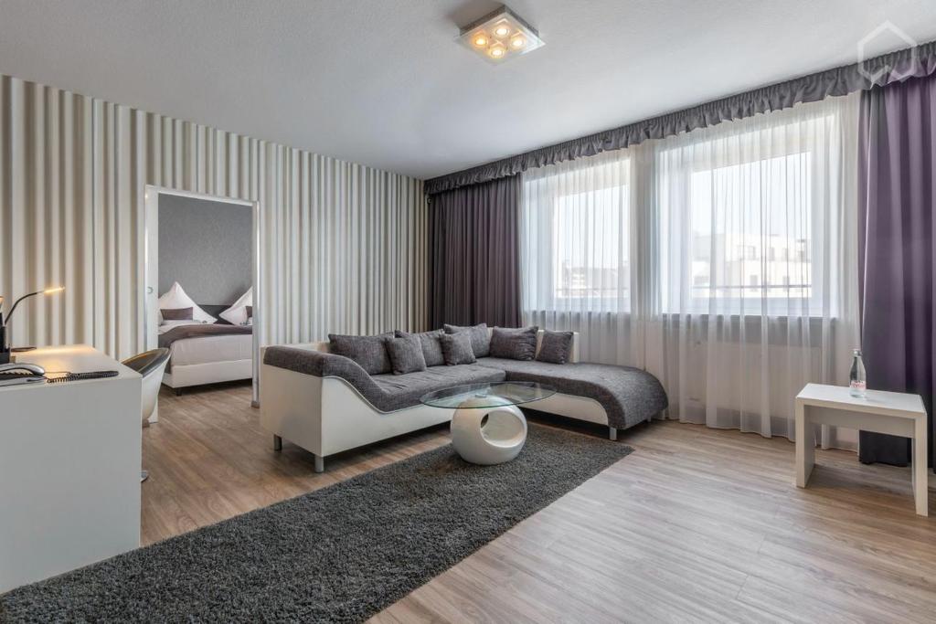 Χώρος καθιστικού στο Boardinghouse Düsseldorf