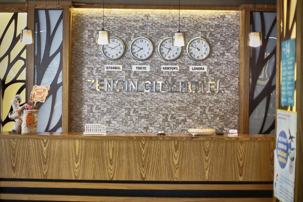 Certifikát, hodnocení, plakát nebo jiný dokument vystavený v ubytování Zengin City Hotel