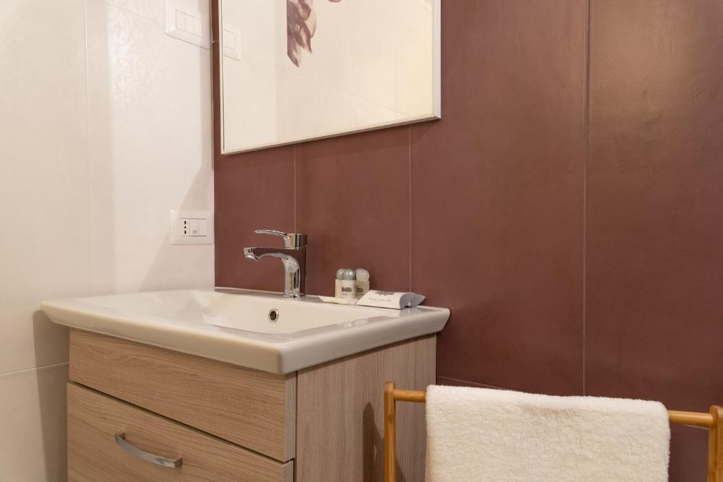 Koupelna v ubytování Appartamenti Monte Selce