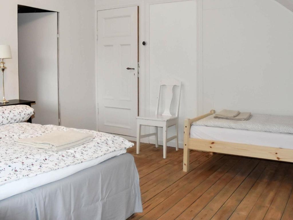 Postel nebo postele na pokoji v ubytování Holiday home Masfjordnes