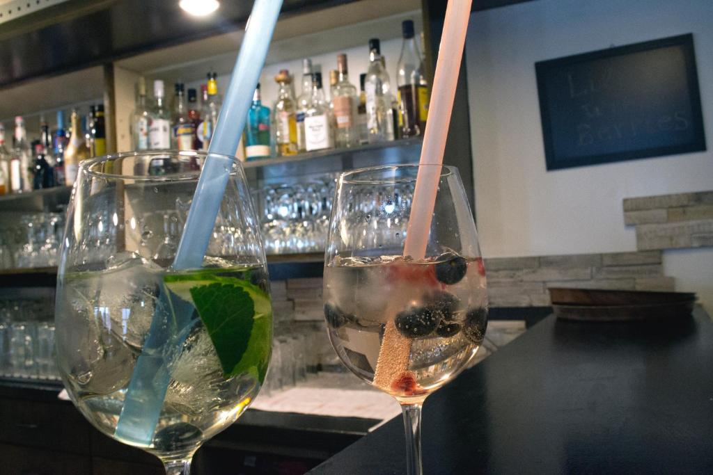 Nápoje v ubytování Hotel Restaurant Tomahawk