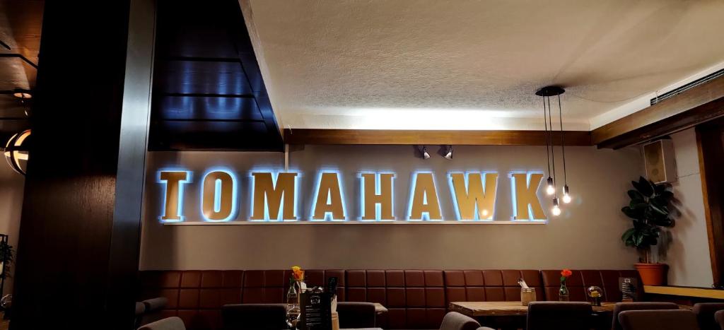 Restaurace v ubytování Hotel Restaurant Tomahawk