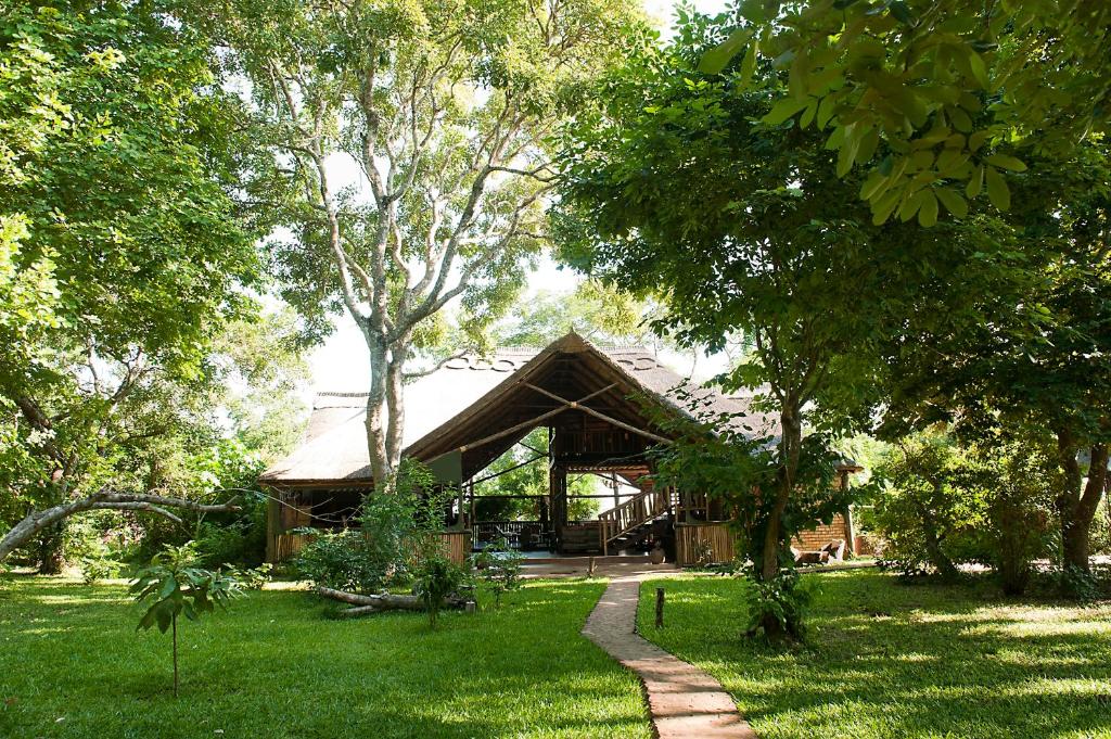 Zahrada ubytování Selous Kinga Lodge