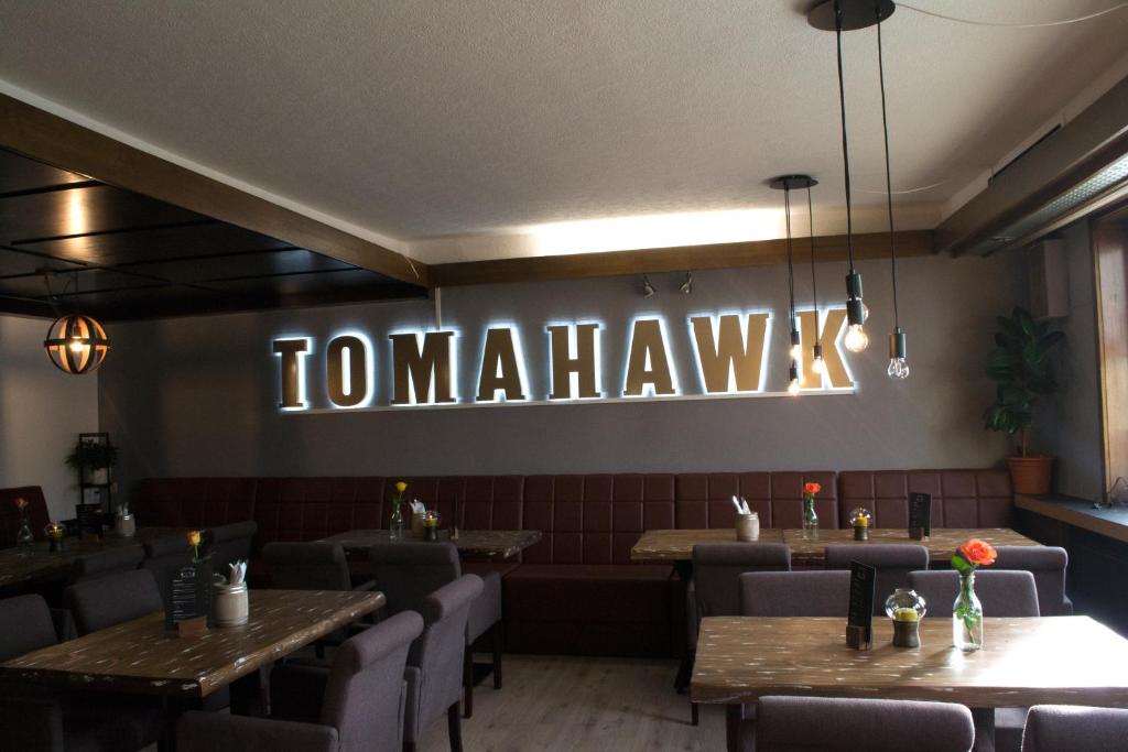 Restaurace v ubytování Hotel Restaurant Tomahawk