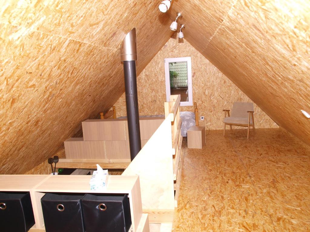 Kuchyň nebo kuchyňský kout v ubytování Dom letniskowy Jantar