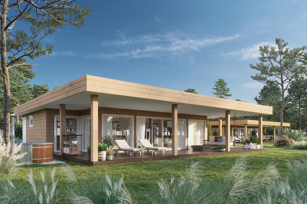 Zahrada ubytování Frei wie der Wind-Chalets