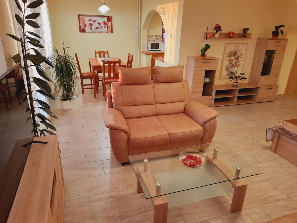 Posezení v ubytování Apartmanház King