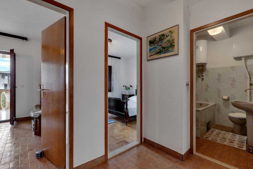 Kúpeľňa v ubytovaní Apartments Tihomir Mušac