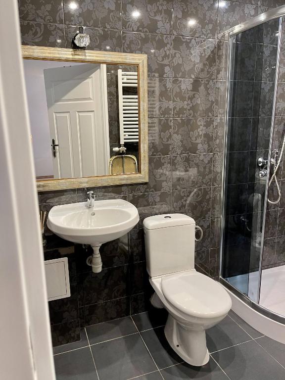 Kúpeľňa v ubytovaní Apartamenty Cud Miód