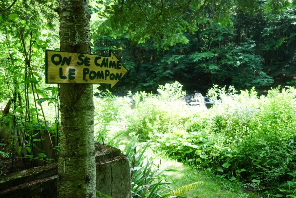 Zahrada ubytování Boisé Rivière