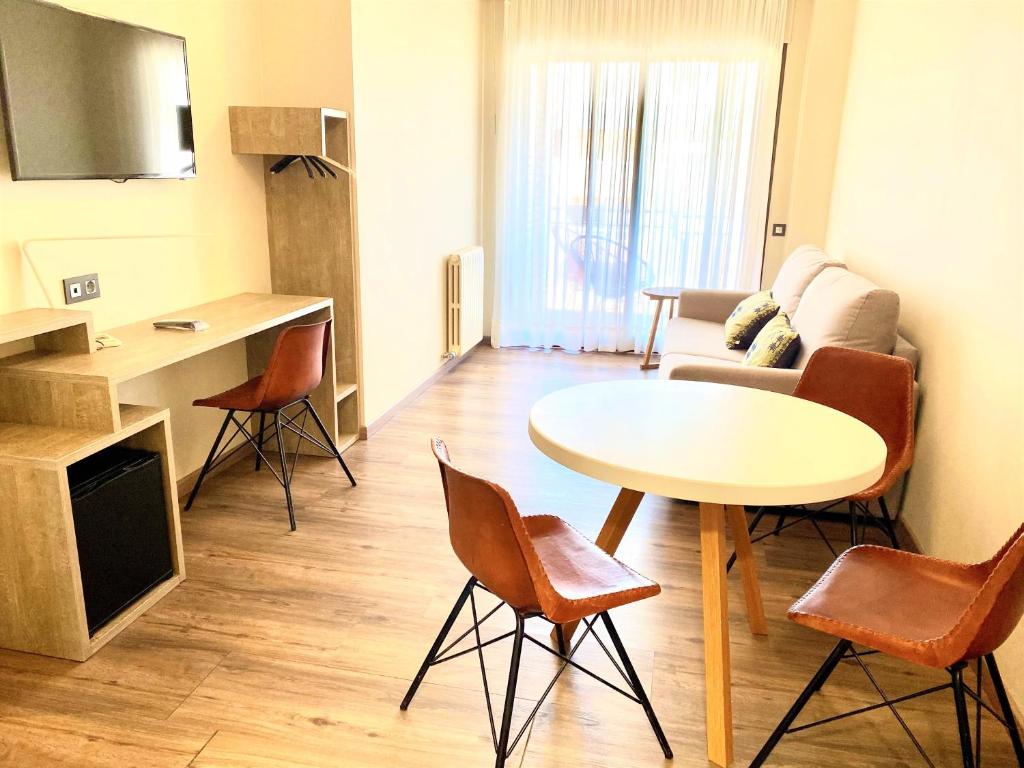Kuchyň nebo kuchyňský kout v ubytování Hotel Dos Rios Central