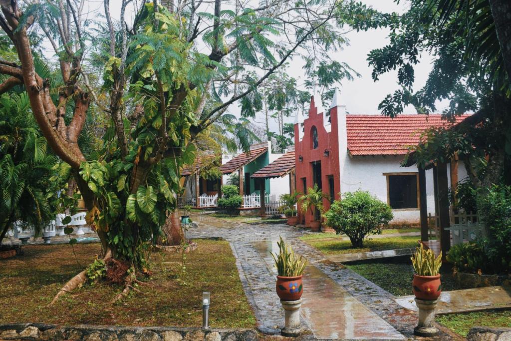 Zahrada ubytování Hotel Hacienda Sánchez