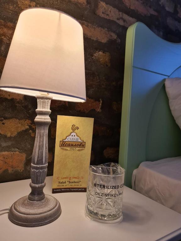 Postel nebo postele na pokoji v ubytování Salaš Isailovi