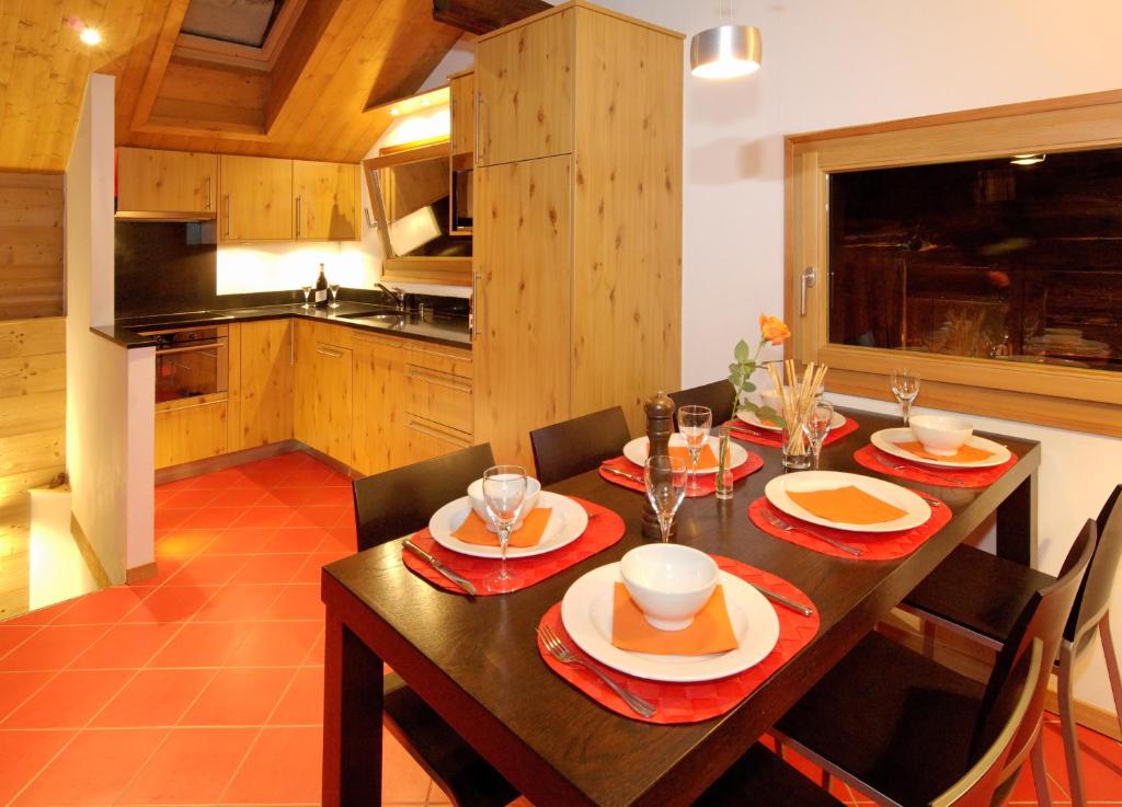 Una cocina o zona de cocina en Ferienapartement Hinterdorf