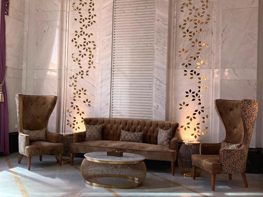 Posezení v ubytování Midan Hotel & Suites Al Aziziya