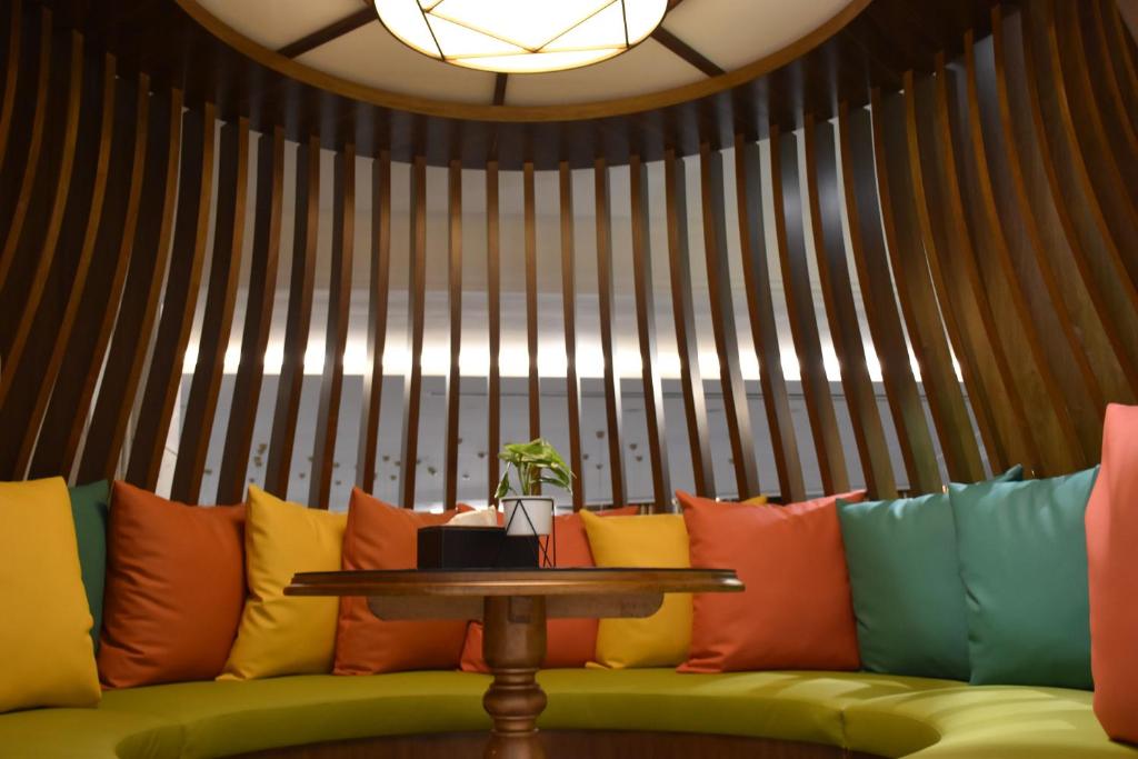 Posezení v ubytování Midan Hotel & Suites Al Aziziya