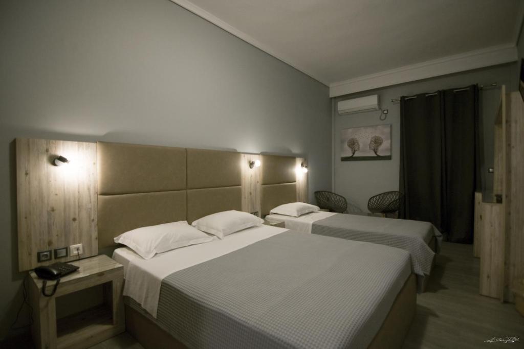 Katil atau katil-katil dalam bilik di Vienni