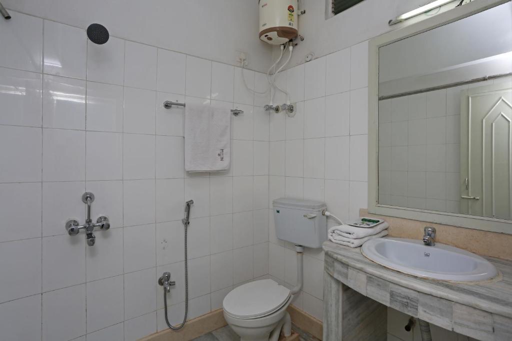 Koupelna v ubytování Hotel Niladri