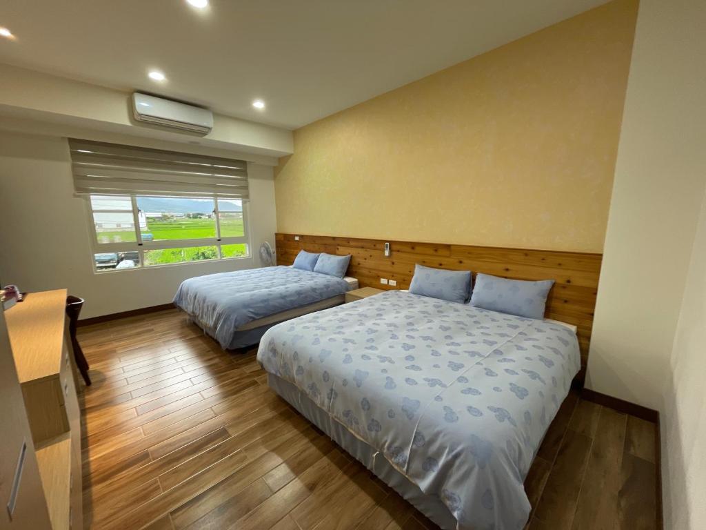 Letto o letti in una camera di 耘禾莊園民宿 台東縣民宿編號1273號