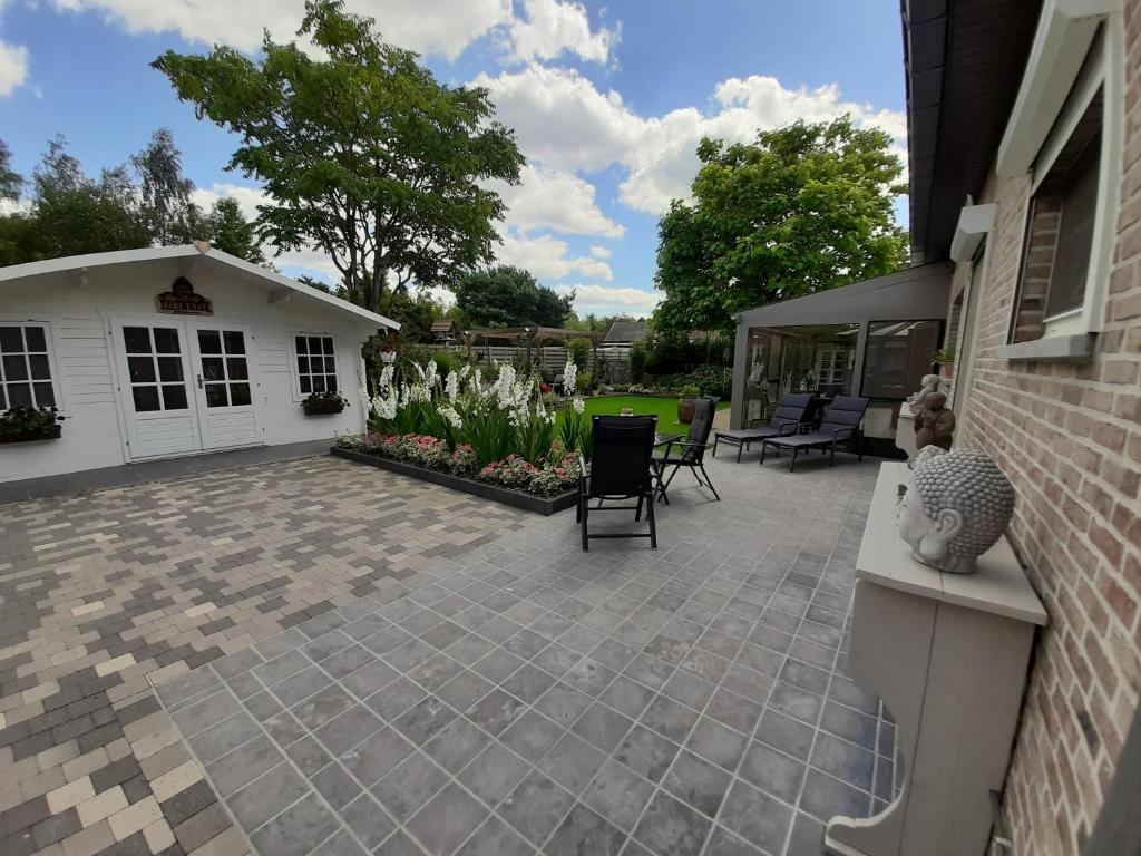 Patio nebo venkovní prostory v ubytování B&B Cosiness
