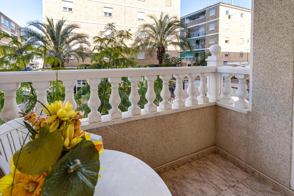 Balkón nebo terasa v ubytování Caballero Apartment
