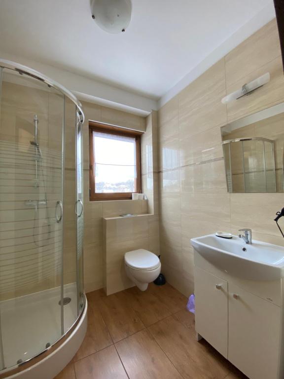 Kúpeľňa v ubytovaní Dom Nad Brennica Pokoje i Apartamenty