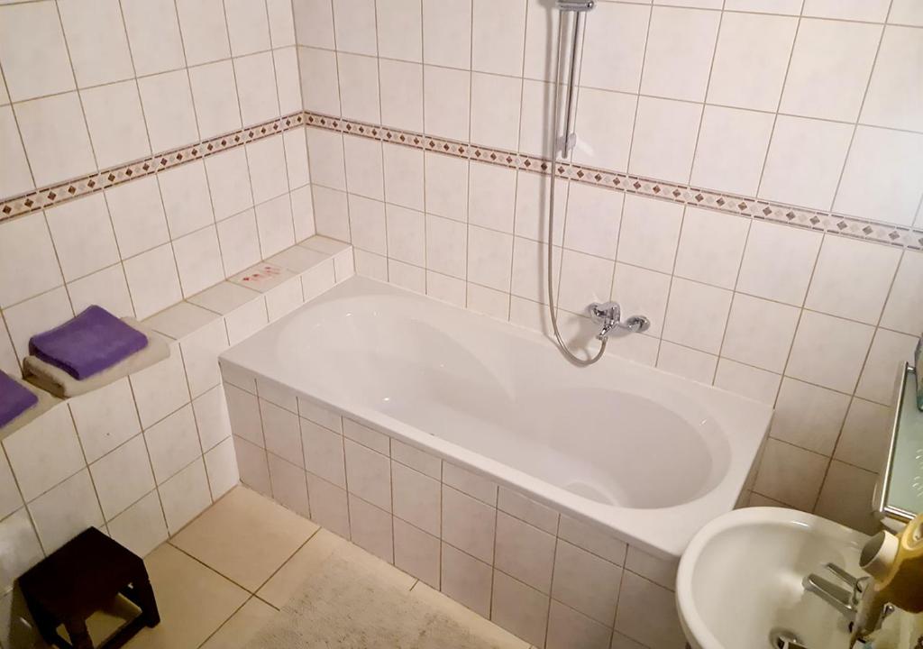 Koupelna v ubytování Hotel Geismarburg