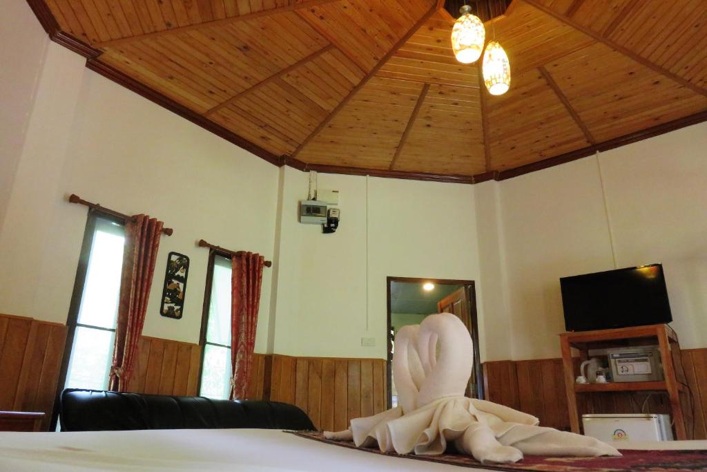 TV a/nebo společenská místnost v ubytování Macura Resort