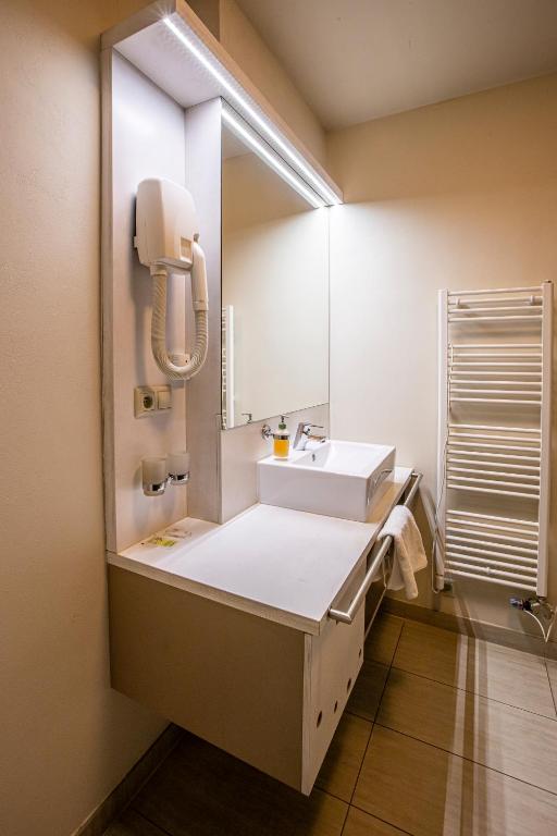 Koupelna v ubytování Hotel Olberg