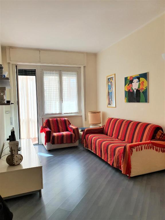 A seating area at Casa Azzurra