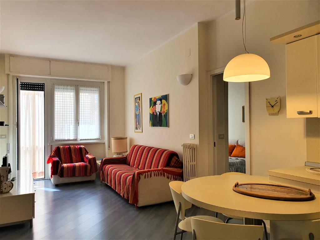 A seating area at Casa Azzurra