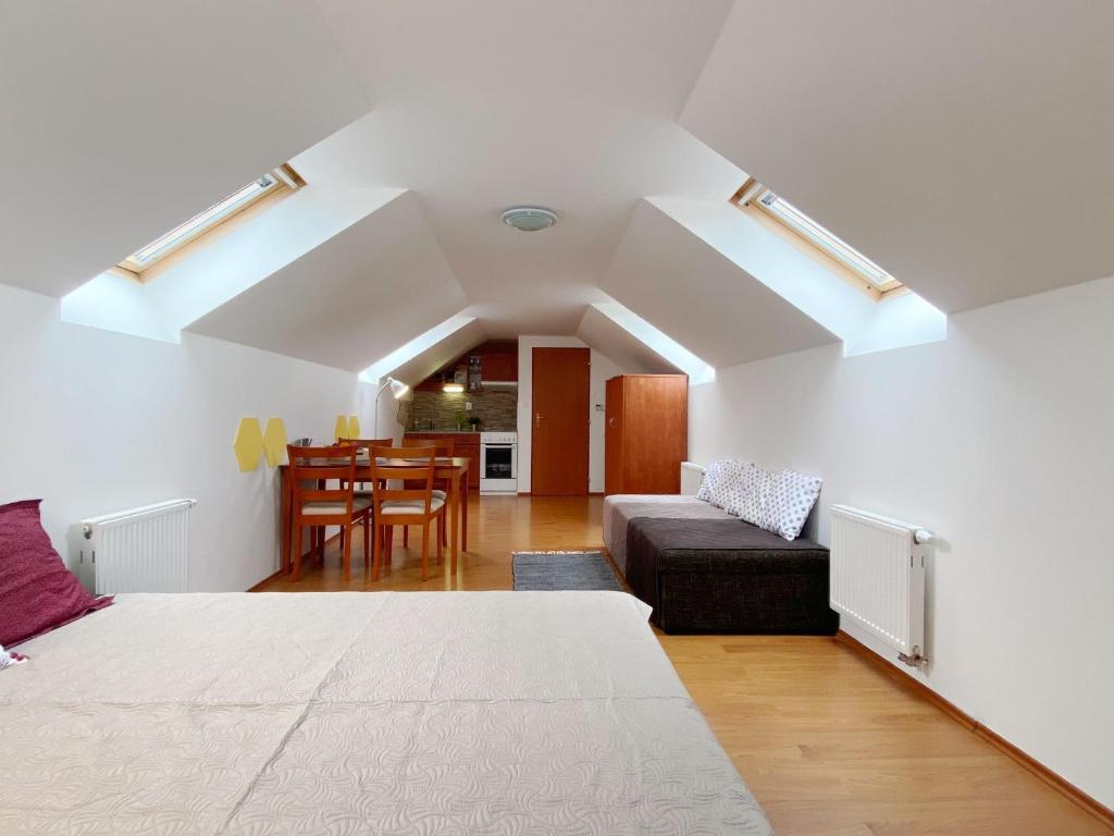 Posezení v ubytování Apartmán Karlovice