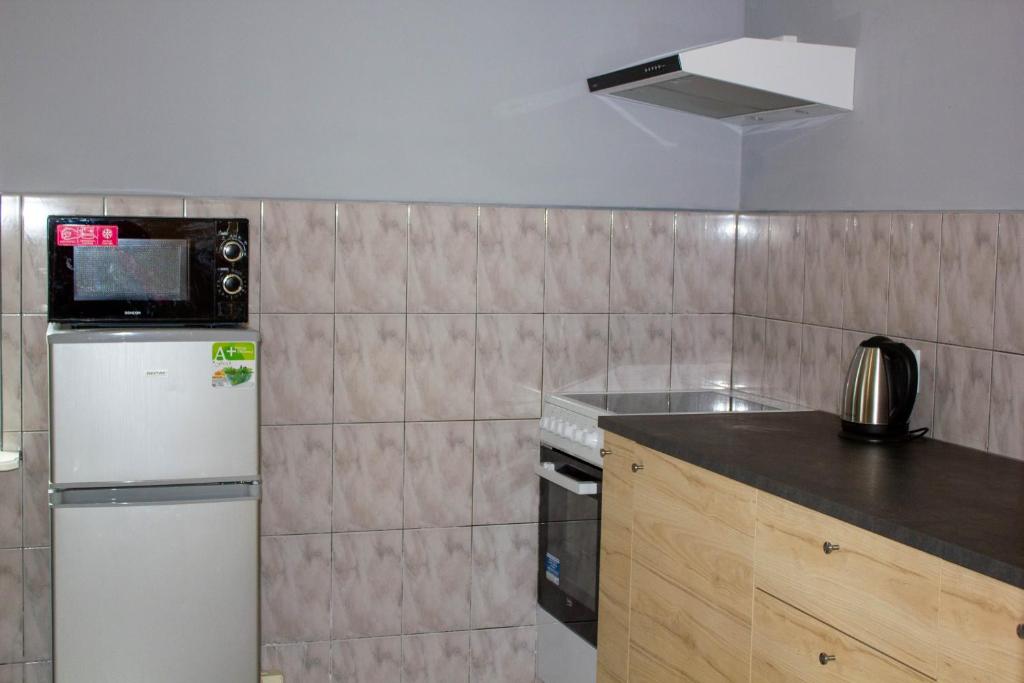 Kuchyňa alebo kuchynka v ubytovaní Szkocka 4 Apartamenty