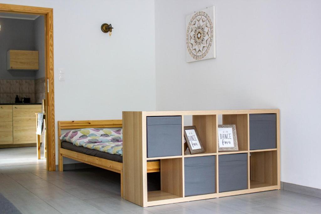Posteľ alebo postele v izbe v ubytovaní Szkocka 4 Apartamenty