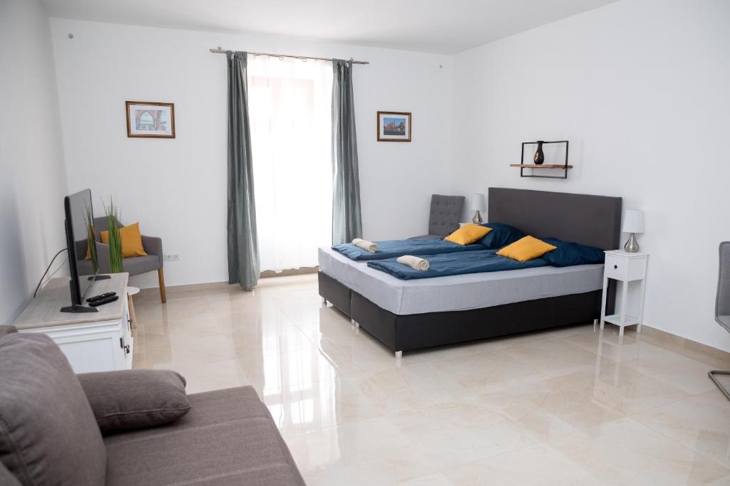 Posezení v ubytování Kossuth Apartmanház