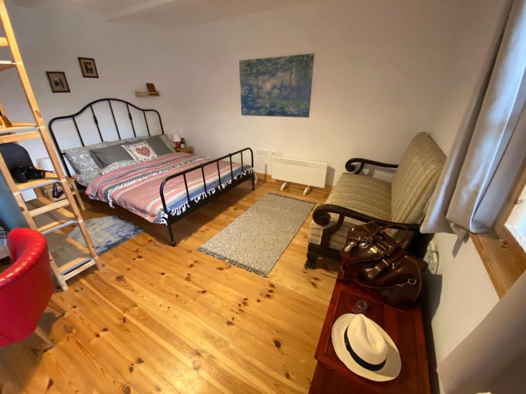 Postel nebo postele na pokoji v ubytování Úri Koma Vendégház