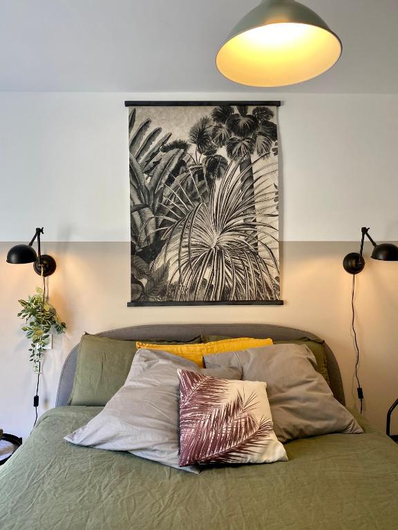 NOUVEAU - Jungle Montpeul - Clim - Wifi fibre - Netflix - 5' du centre et gare - Parking - Loggia - 15' des plages - 9