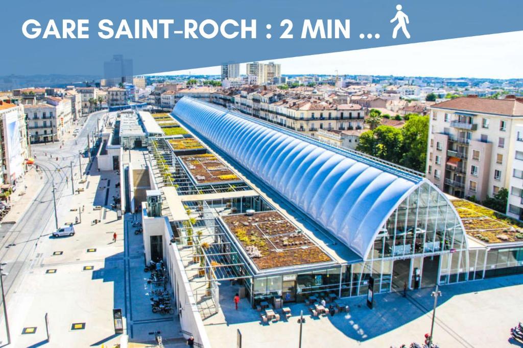 NOUVEAU - Jungle Montpeul - Clim - Wifi fibre - Netflix - 5' du centre et gare - Parking - Loggia - 15' des plages - 17