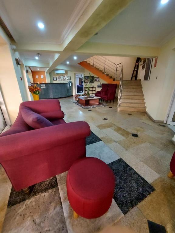 Posezení v ubytování Angel Hotel