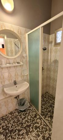 Koupelna v ubytování Hotel Astoria