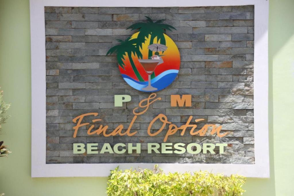 Certifikát, hodnocení, plakát nebo jiný dokument vystavený v ubytování P&M Final Option Beach Resort