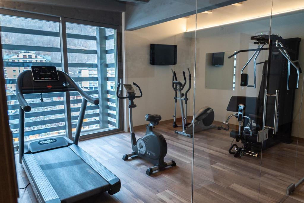 Centrum fitness w obiekcie Cristallo Wellness Hotel