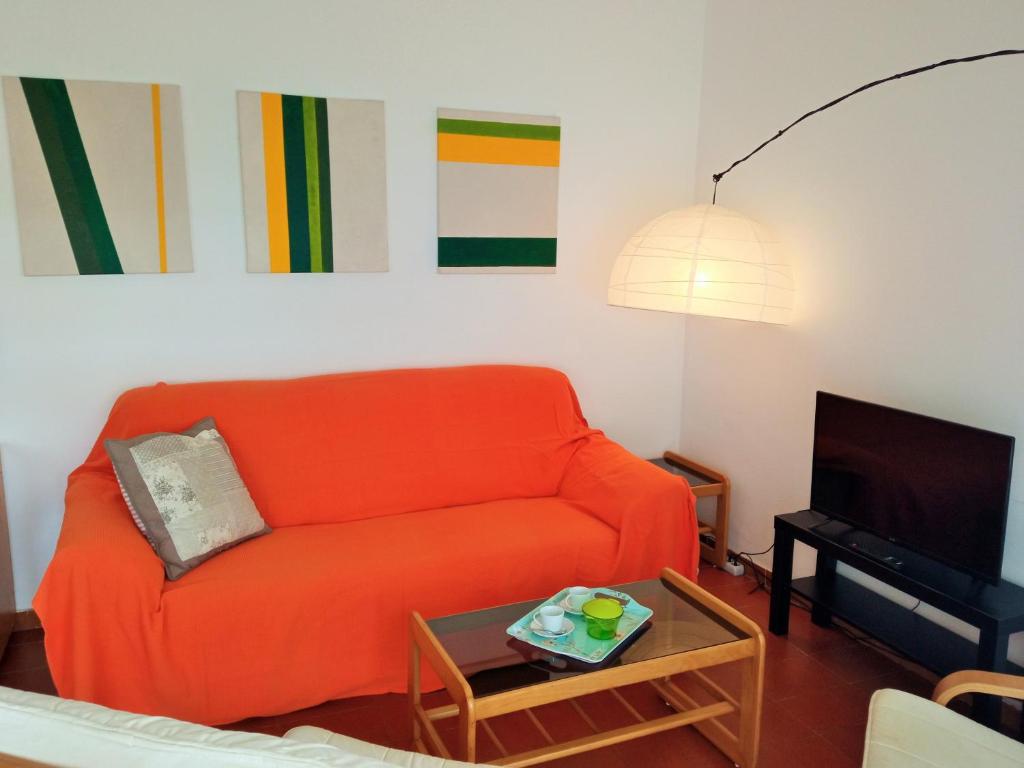 Posezení v ubytování Apartamento Alessia Garden