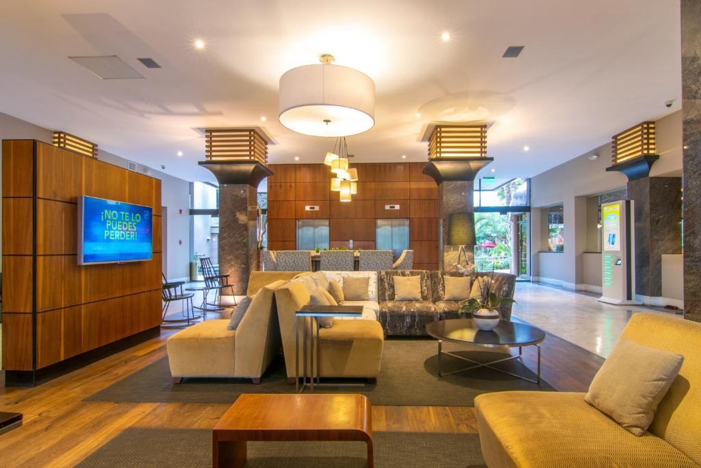 Posezení v ubytování Hotel Lucerna Tijuana