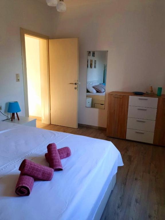 Posteľ alebo postele v izbe v ubytovaní Apartman Alisa