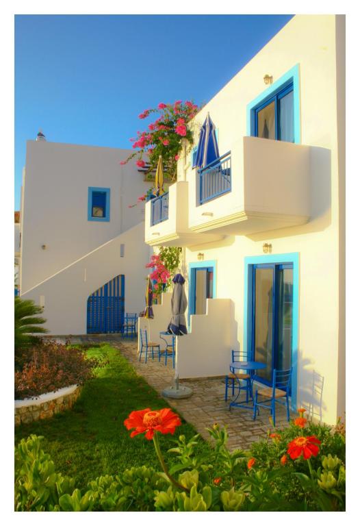 A garden outside Bella Vista Stegna